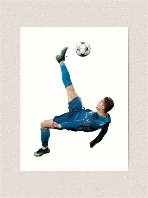 "CRISTIANO RONALDO BICYCLE KICK" Art Print by fiveteeshirt | Redbubble