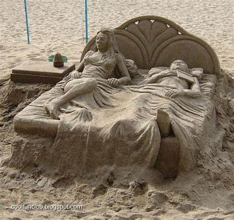 .: Woman on Sand Sculptures