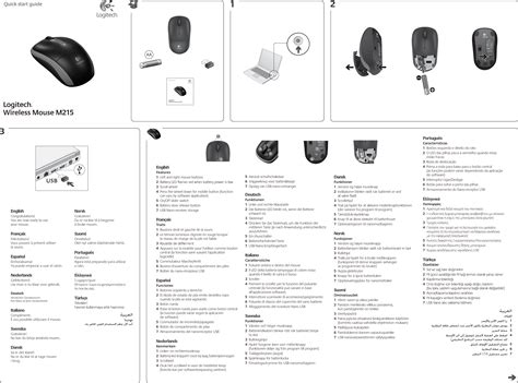 Logitech Wireless Mouse M215 Users Manual M215_620 002201_003_934_EMEA