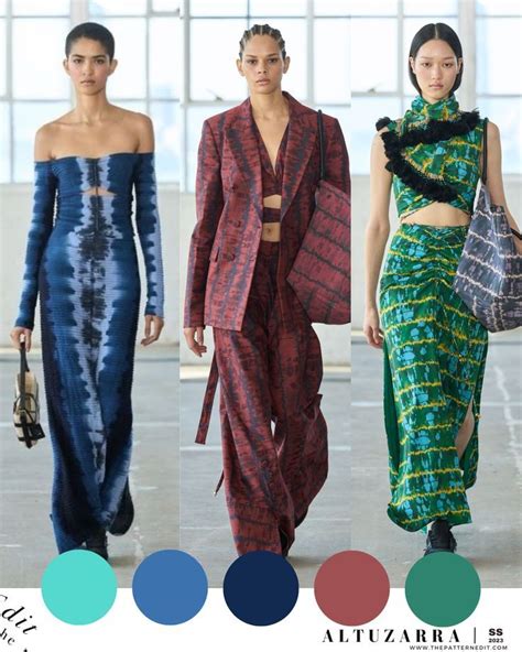 Tie dye pattern trends altuzarra spring summer 2023 – Artofit