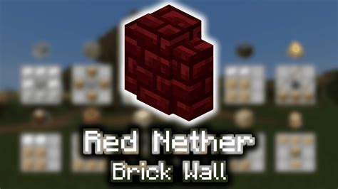 Red Nether Brick Wall - Wiki Guide - 9Minecraft.Net