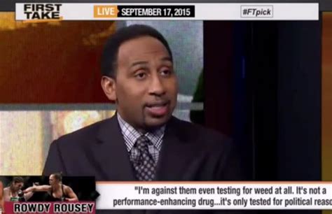 Stephen A. Smith Suggests Weed Could End Up Destroying the World