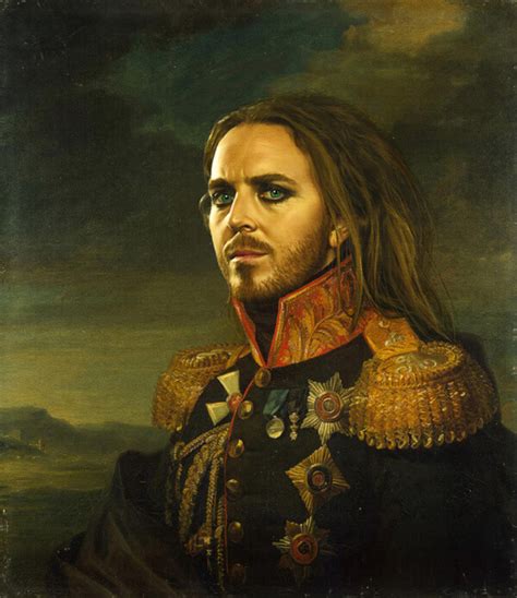 29 Amusing Portraits Of Celebrites As Old Russian Generals