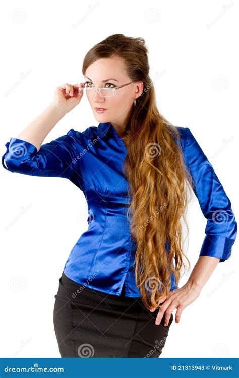 School Teacher With Long Hair Stock Photos - Image: 21313943