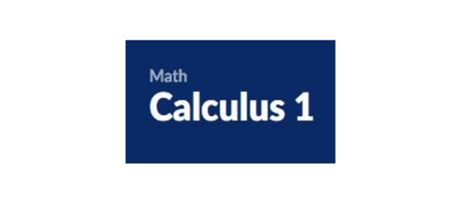 Khan Academy: Calculus 1 | SciTech Institute