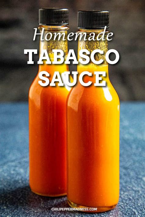 Homemade Tabasco Sauce - Chili Pepper Madness