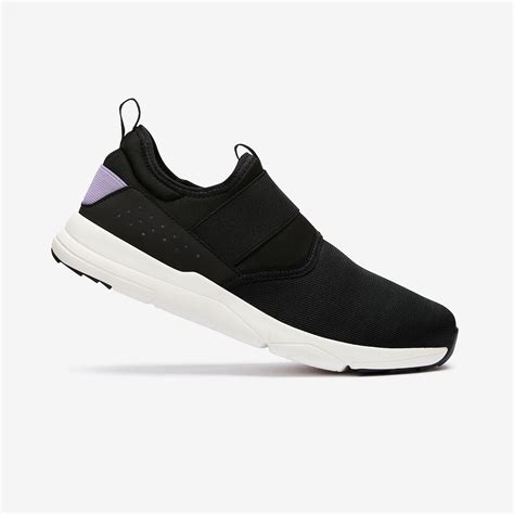 PW 160 Slip-On Women's Urban Walking Shoes - Black/Lilac