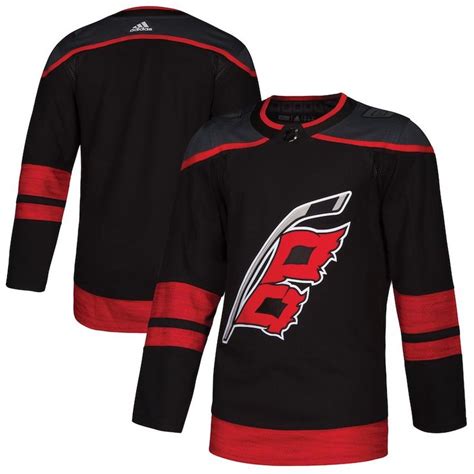 Carolina Hurricanes adidas Alternate Authentic Blank Jersey - Black in 2019 | Nhl jerseys ...