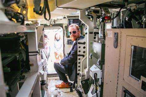 DVIDS - Images - Steve Bohn getting an interior view of the Stryker ...