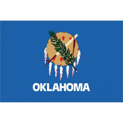 5'x8' Oklahoma State Flag Nylon