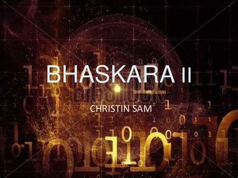 Bhaskara ii