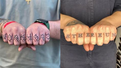 Knuckle Tattoo Ideas