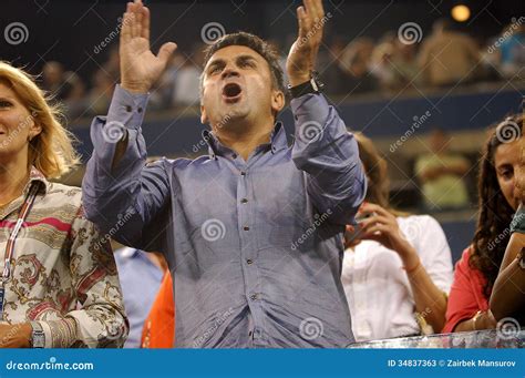 Djokovic Dad at Us Open 2008 Editorial Stock Photo - Image of sports ...