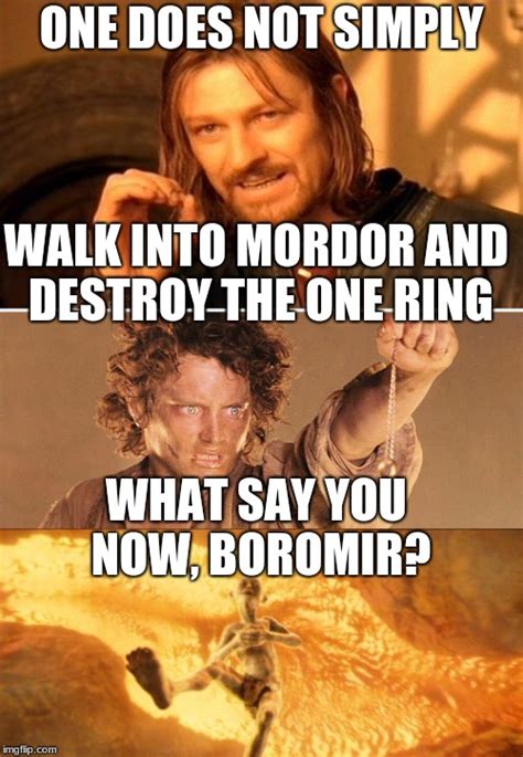 Boromir One Does Not Simply Blank