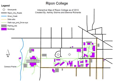 Ripon College Campus Map – Map Vector