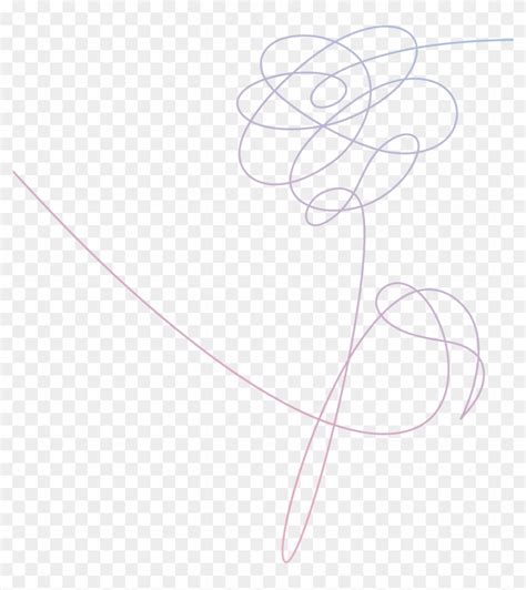 Drawing Bts Aesthetic - Bts Love Yourself Logo, HD Png Download - 1246x1440(#3517688) - PngFind