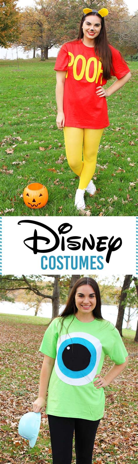 DIY Last Minute Disney Halloween Costumes! Super easy and inexpensive Disney Character Costumes ...