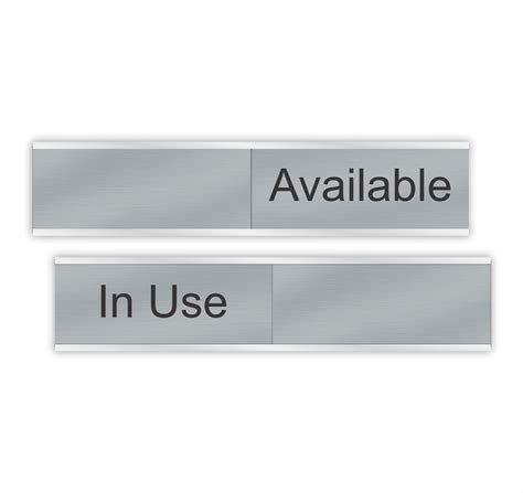 Address Plaques Address Numbers & Plaques Hardware Meeting Room Sign Free-Occupied Universal ...