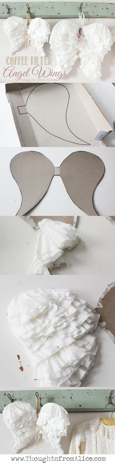 Coffee Filter Angel Wings {DIY}