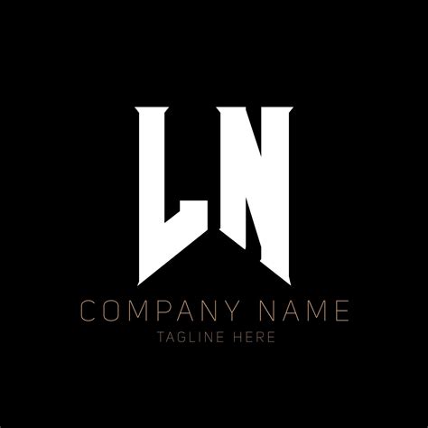 LN Letter Logo Design. Initial letters LN gaming's logo icon for technology companies. Tech ...