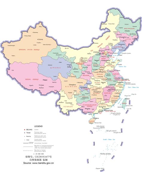 China Map: Virtual Tour Maps of Beijing, Shanghai, Xian, Guilin, Guangzhou