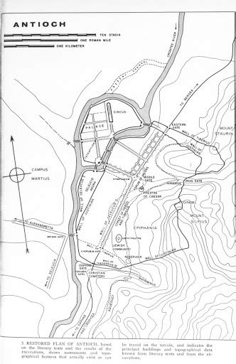 Map of Ancient Antioch - Committee for the Excavation of Antioch-on-the ...