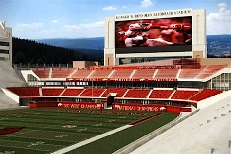 University of Arkansas Analyzing Cost Of Razorback Stadium Expansion ...