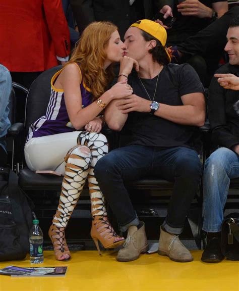 Bella Thorne With Boyfriend – Lakers Game at Staples Center, April 2015 ...