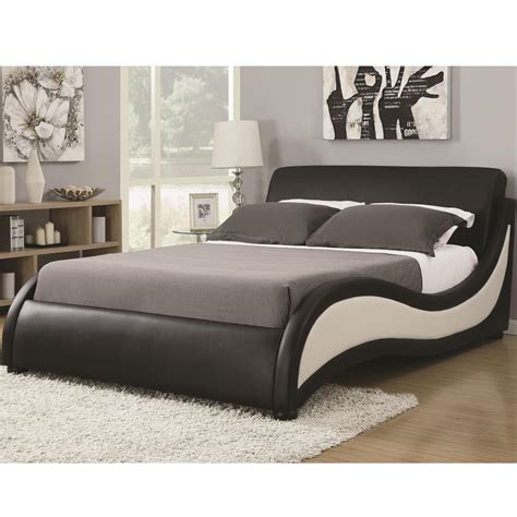 Niguel Modern King Upholstered Platform Bed from Coaster (300170KE) | Coleman Furniture