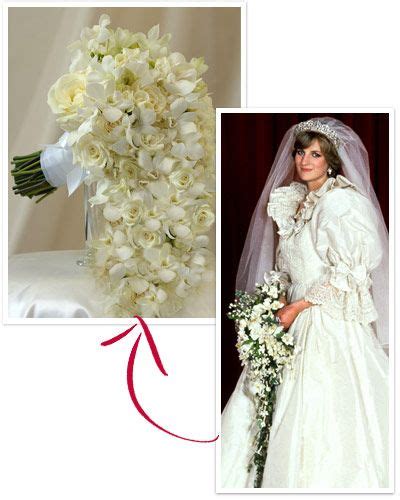 Princess Diana's Wedding: Then and Now - The Bouquet | Princess diana wedding, Diana wedding ...