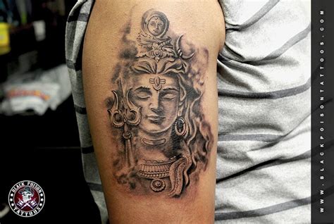 Shiva Tattoo Best Tattoo Artist in India Black Poison Tattoo Studio