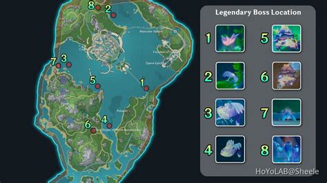 [Version 4.0] Locations of All Legendary Bosses Fontaine and How to ...