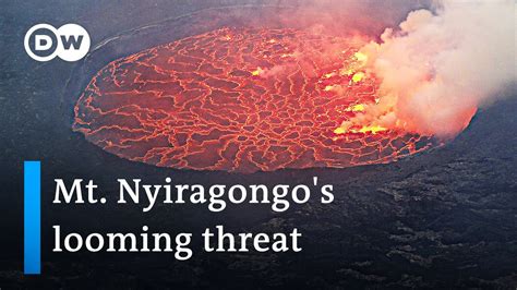 Thousands flee erupting Mt. Nyiragongo volcano in DR Congo | DW News - YouTube