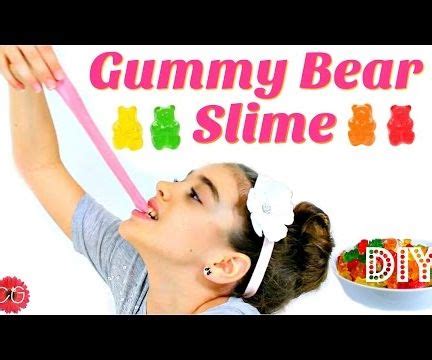 DIY GUMMY BEAR SLIME! EDIBLE SLIME! - Instructables