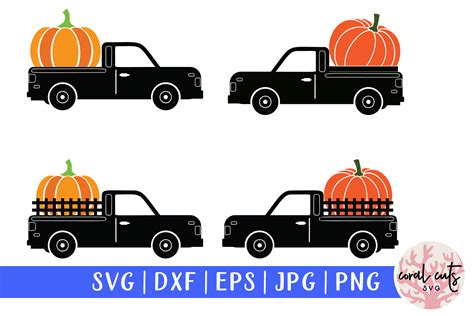 Pumpkin Truck Graphic by CoralCutsSVG · Creative Fabrica