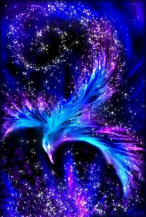 Blue Phoenix Rising | art | Pinterest | Phoenix rising, Phoenix and Blue