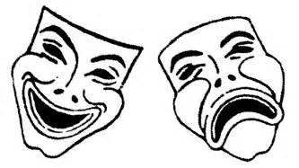 How To Draw Drama Masks - ClipArt Best