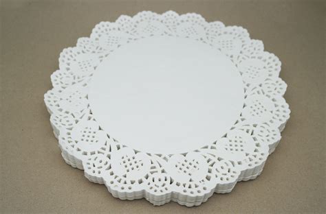 Round Doily Paper ( White, 10.5") Lace Doiley Paper - 250pcs/pack