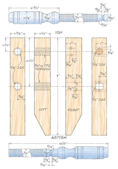 Shopmade Handscrews - Popular Woodworking Magazine