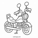 Motorcycle Coloring Pages Free Printable PDF sketch template