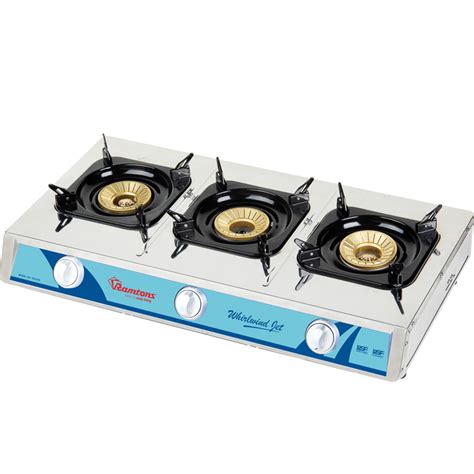 Gas Cooker 3 Burner Stainless Steel- RG/530