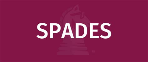 Spades Card Game Rules - How to play Spades the card game