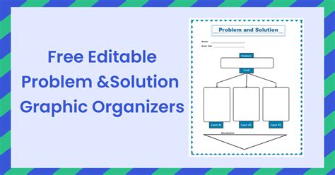 Problem Solution Graphic Organizer 4Th Grade