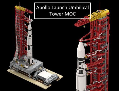 NASA Apollo Saturn V Launch Tower Display Case For LEGO 21309/92176 ...