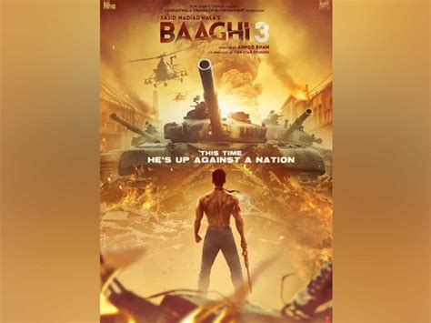 Tiger Shroff unveils poster of 'Baaghi 3'