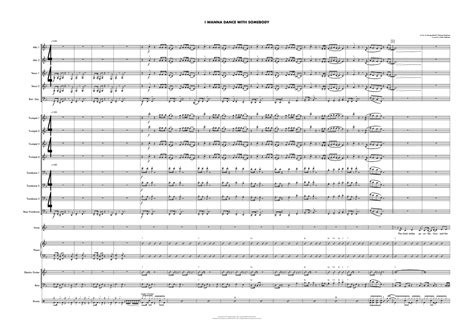 I Wanna Dance With Somebody (arr. Sam Johnson) Sheet Music | Whitney ...