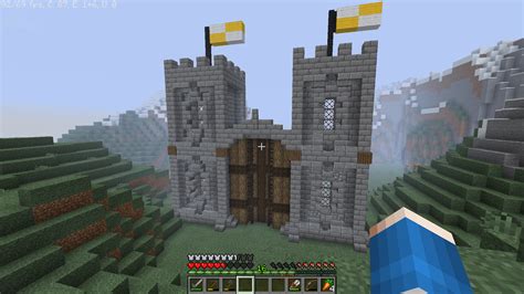 Medieval Castle Gate Minecraftbuilds Minecraft Castle - vrogue.co