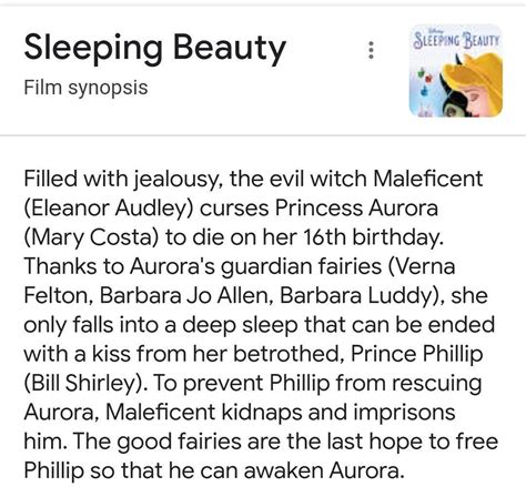 What is the summary of Sleeping Beauty? - Brainly.ph