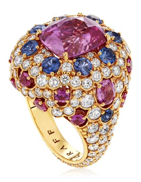 GRAFF PINK SAPPHIRE AND DIAMOND RING, | Christie’s