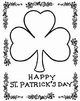 Shamrock Coloring Page For Kids  Crayolacom sketch template